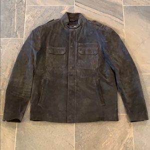 Calvin Klein Suede Leather Jacket
